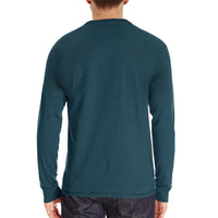 Men's Long Sleeve Casual Tops T-shirt Jumper Blouse Pullover Loose Shirt Buttons