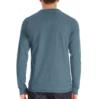 Men's Long Sleeve Casual Tops T-shirt Jumper Blouse Pullover Loose Shirt Buttons
