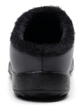 Ladies Plush Lining House Slippers Winter Warm Slip On Clog House Indoor Outdoor Shoes-Anti-Slip