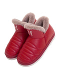 Unisex  Women Men Winter Slippers Boots Shoes Slip On Cotton Plush Warm Indoor Home Non Slip Shoes
