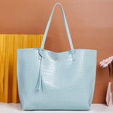 Women PU Leather Designer Shoulder Bag Tote Large Handbag Office Lady Messenger