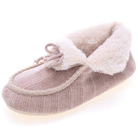 Women Slip On Round Toe Slipper Closed Heel Winter Boots Keep Warm Slipper