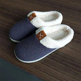 Women Men Slippers Plush Lined House Shoes Indoor Outdoor Anti-Skid Mules Slides