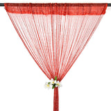 39"x78" String Door Curtain Beads Room Divider Crystal Tassel Fringe Beaded Window Panel