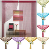 HANGING BEADED CURTAIN STRING DOOR WINDOW CURTAINS TASSEL FLY SCREEN PANEL