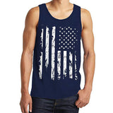 Men American Flag Sleeveless Vest Tank Top Undershirt Sports Gym Fitness T-Shirt