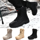 Unisex Adult Military Tactical Work Shoes Hiking Couple Combat Boots Shoes