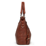 Women Faux Leather Tote Bags Shoulder Crossbody Handbag Top Handle Satchel Purse Large Capacity Work Bag for Mothers Day Birthday Ladies Gifts