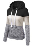 Womens Casual Drawstring Pockets Hooded Sweatshirt Loose Hoodie Pullover Tops
