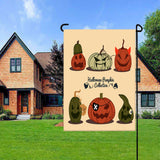 Halloween Fall Garden Flag Seasonal Garden Flags Vertical Double Sided Holiday Yard Flags for Outdoor Decorations, Ghost Pumpkin