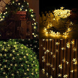 20/30/50/100 LED Solar Fairy String Light Lamp Waterproof Garden Path Yard Decor