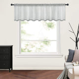 Cafe Kitchen Bathroom Window Curtain Panel Valance Drapes Rod Pocket Home Decor