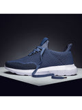 Men's Mesh Sneakers Breathable Lace up Running Athletic Walking Sport Shoes Lightweight