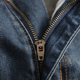 Men Ripped Jeans Straight Skinny Slim Fit Denim Pants Destroyed Frayed Trousers