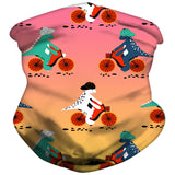 Ice Silk Kids Balaclava Tube Scarf Headband Face Mask Neck Gaiter Wrap Bandana