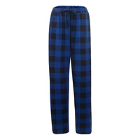 Mens Casual Plaid Printed Loose Pants Pajama Bottoms Trousers Sleepwear Homewear