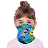Ice Silk Kids Child Balaclava Tube Scarf Headband Face Mask Neck Gaiter Bandana