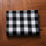 Plaid Table Cloth Cover, Picnic Tablecloth, Cotton Linen Wrinkle Free Rectangle Table Cloth Home Christmas Party Decorative Table Cover