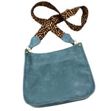 Women Leopard PU Leather Shoulder Bag Handbag Crossbody Purse Satchel Messenger
