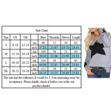Women Winter Baggy Chunky Knit Jumper Pullover Top Sweater Sweatshirt Ladies Star Knitwear Tops