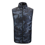 Unisex Electric Heated Vest Heating Coat Jacket USB Body Winter Warmer Windproof