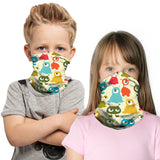 Ice Silk Kids Balaclava Tube Scarf Headband Face Mask Neck Gaiter Wrap Bandana
