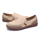 Mens Casual Shoes Lightweight Formal Office Round Toe Flat Breathable Solid Color