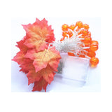 Halloween Decor Pumpkin LED String Light Fall Maple Leaf Fairy String Light Garden Twinkle Lights for Thanksgiving Christmas Birthday Gift