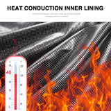 Men's Electric Vest Heated Jacket Thermal Heating Pad Winter Body Warmer 9 Areas