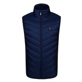 Unisex Electric Heated Vest Heating Coat Jacket USB Body Winter Warmer Windproof