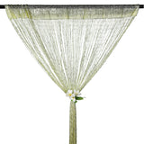 39"x78" String Door Curtain Beads Room Divider Crystal Tassel Fringe Beaded Window Panel