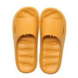 Unisex Solid Color Slippers Backless Beach Shower Backless Open Toe Casual Shoes