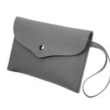Women PU Leather Wristband Wallet Clutch Bag Phone Holder Zip Coin Purse Handbag
