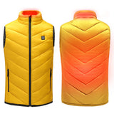 Boys Girls Heated Vest Winter Warmer Electric USB Jacket Heating Coat Waistcoat