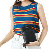 Women Small Cell Phone Case Handbag PU Leather Crossbody Shoulder Bag Wrist Strap Purse Pouch Messenger Bags with Card Slots