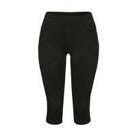 Women's Capri Yoga Pants High Waist Leggings Cropped Pocket Fitness Sports Gym