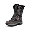 Mens Winter Snow Boots Camouflage Keep Warm Lace Up Outdoor Hiking Mid Calf Booties Anti Slip