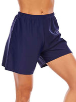 Women Boyshorts Swim Boxer Shorts Bikini Bottoms Boardshorts Swimsuit Swimwear