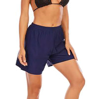 Women Boyshorts Swim Boxer Shorts Bikini Bottoms Boardshorts Swimsuit Swimwear