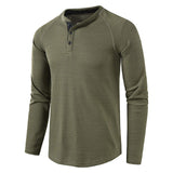 Men Crew Neck Long Sleeve Tops Casual T-Shirt Blouse Pullover Tunic Sweatshirt