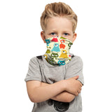 Ice Silk Kids Balaclava Tube Scarf Headband Face Mask Neck Gaiter Wrap Bandana