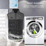 Electric USB Heated Vest Unisex Winter Riding Skiing Warmer Heating Coat Jacket