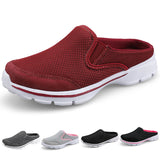 Womens Mens Slip-on Mules Slippers Comfortable Casual Flat Shoes Non-Slip