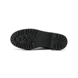 Women's Combat Boot Side Zipper Platform High Chunky Heel Casual Ankle Boots