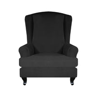 Stretch Armrest Sofa Cover Wing Back Chair Cover Elastic Spandex Armchair Slipcover Protector for Homeliving Room Office