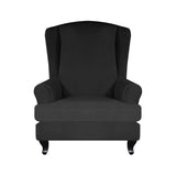 Stretch Armrest Sofa Cover Wing Back Chair Cover Elastic Spandex Armchair Slipcover Protector for Homeliving Room Office