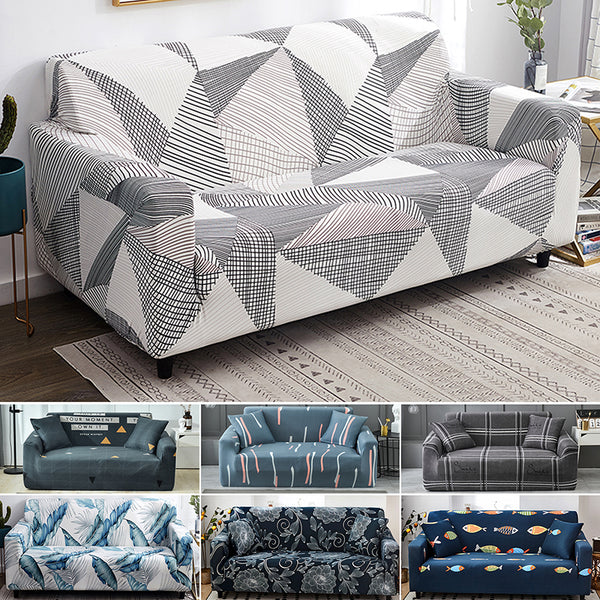 1 2 3 4 Seater Floral Elastic Sofa Covers Slipcover Stretch Couch Furniture Protector