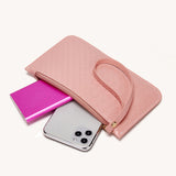 Women PU Leather Wristband Wallet Clutch Bag Phone Holder Zip Coin Purse Handbag