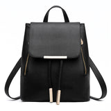 Women PU Leather Backpack Handbags Shoulder Travel School Bags Rucksack Satchel