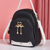 Women Mini Backpack Purse PU Leather Handbag Crossbody Bag Rucksack Shoulder Bag